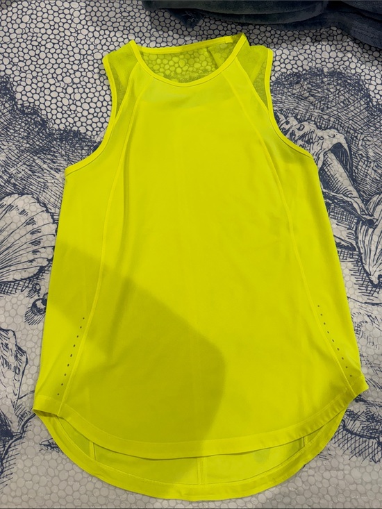 lululemon athletica Tops - lululemon athletica Sculpt Neon Yellow Performance Tank Top
